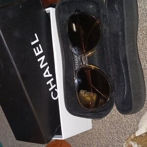 Chanel aviator sunglasses